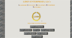 Desktop Screenshot of liden.org